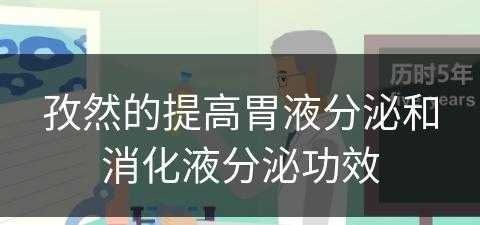 孜然的提高胃液分泌和消化液分泌功效